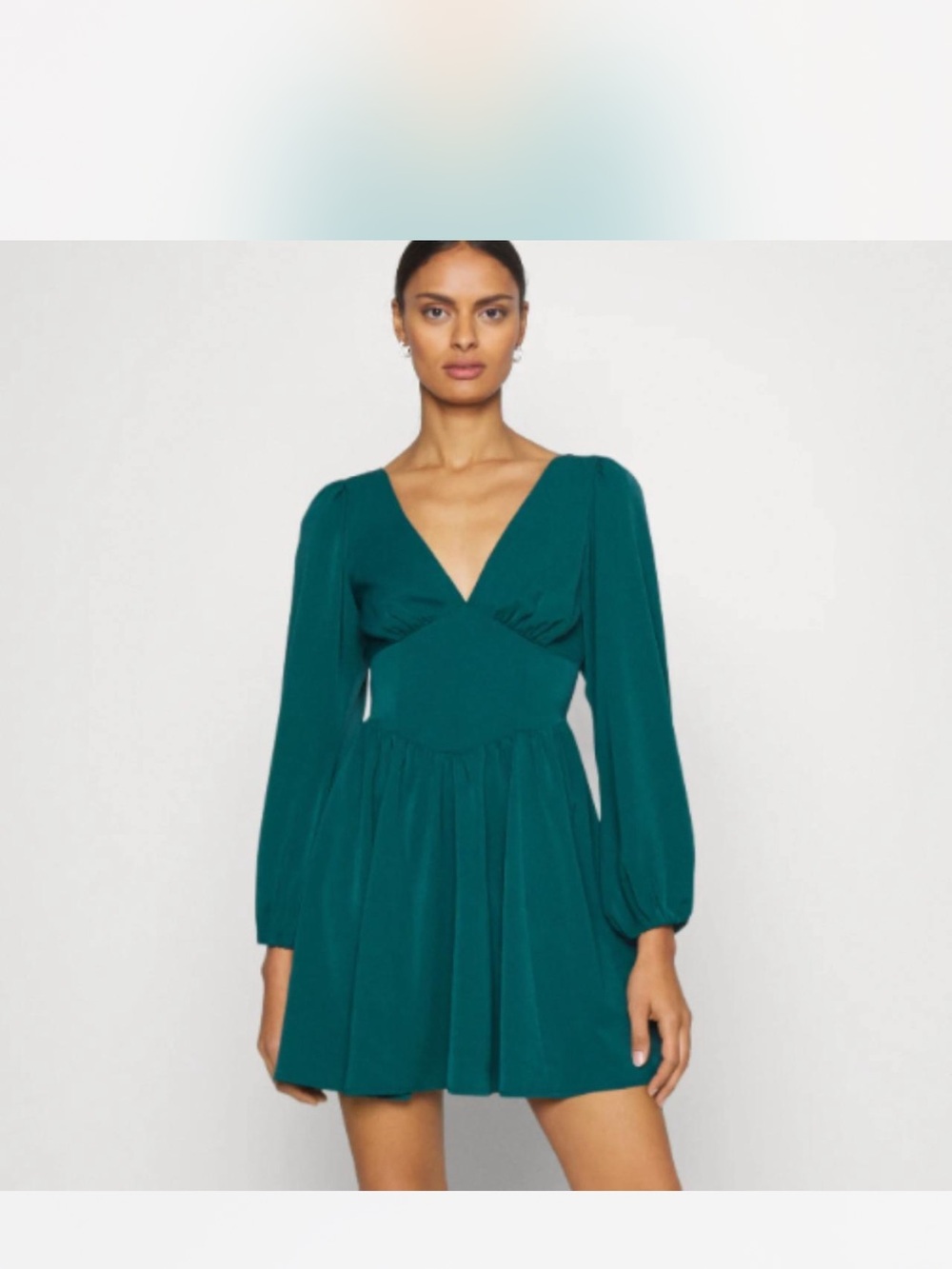 Abercrombie & Fitch Corset Long-Sleeve Mini Dress - Size Small